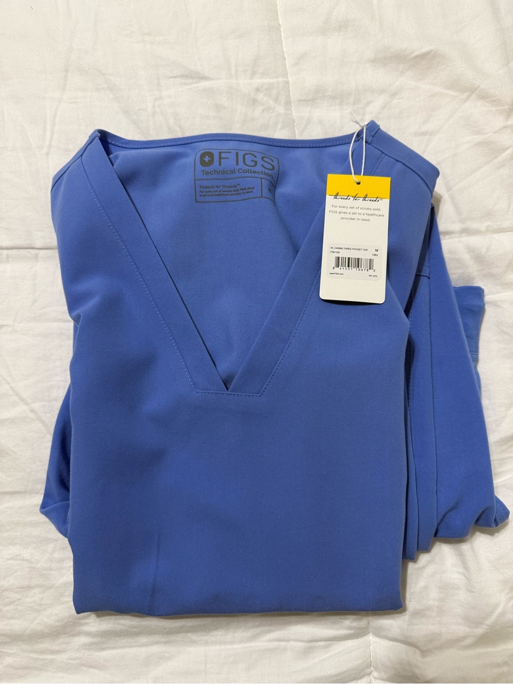 NWT Figs Ceil Blue Scrub SET
